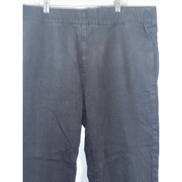 NYDJ Millie Pull-On Ankle Pants Size 16 Black - Picture 11 of 12